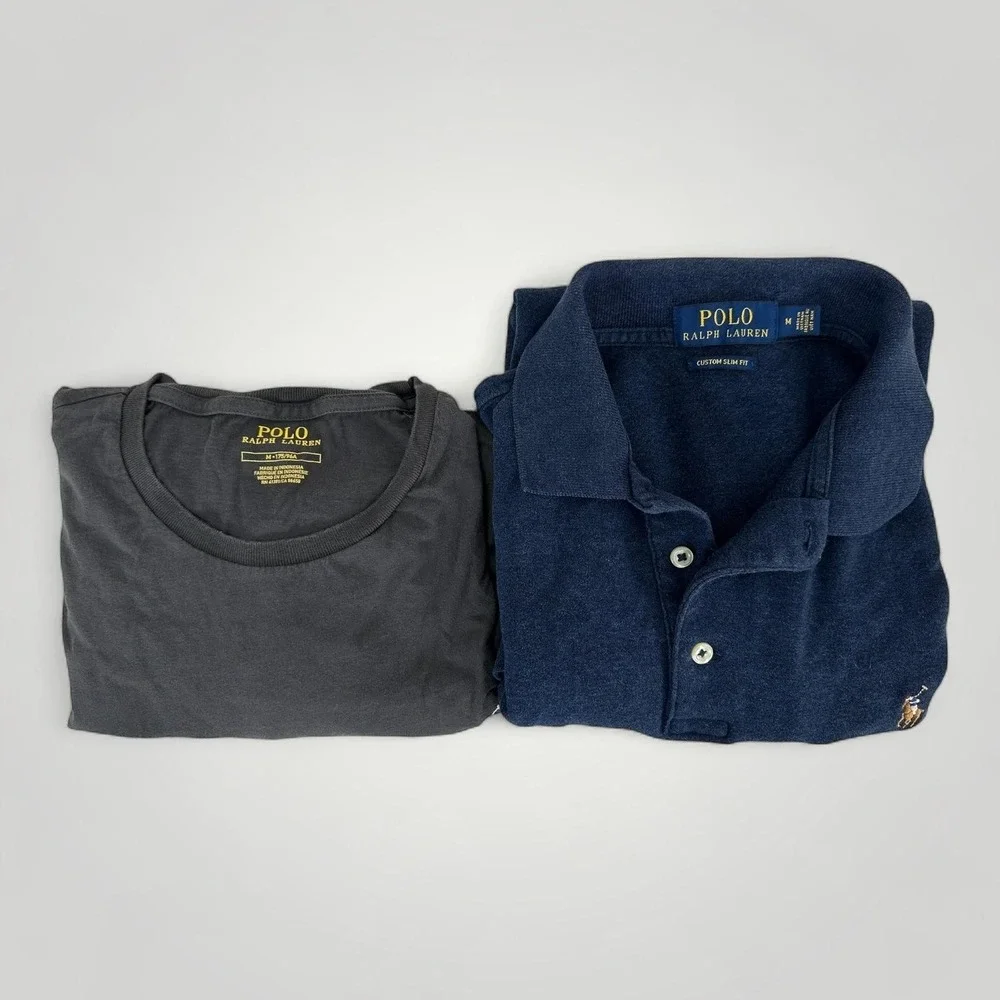 Polo Ralph‎ Lauren Shirt Lot Mens S-2XL 13 Piece Polos Tees Crew V-Neck Assorted